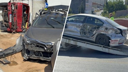 Başakşehir'de ortalık savaş alanına döndü! Kamyonet tam 9 aracı biçti: Yaralılar var - 3. Sayfa