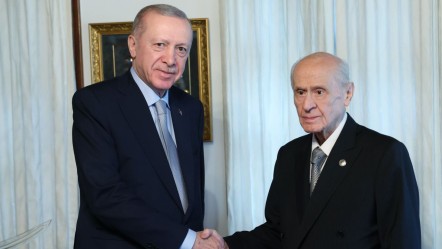 Beştepe'de sürpriz görüşme! Cumhurbaşkanı Erdoğan, Bahçeli'yi kabul etti - Gündem