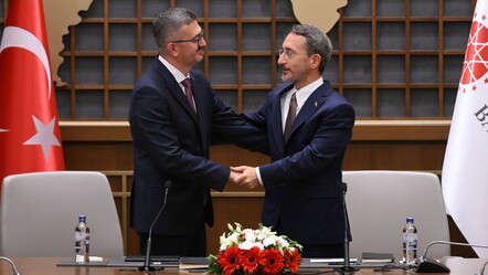 İletişim Başkanlığı'nda teslim töreni! Fahrettin Altun, görevi bu sözlerle devretti - gundem