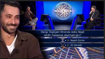 Kim Milyoner Olmak İster'de gündem olan soru: Hangi Yeşilçam filminde Adile Naşit nikah masasına oturmamıştır? - Haberler