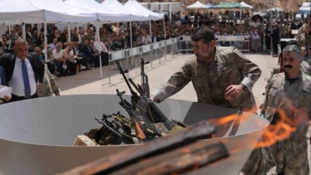 Terör örgütü PKK silahları böyle yaktı! İşte ilk görüntüler - Gündem