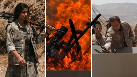 Terör örgütü PKK silahları böyle yaktı! İşte ilk görüntüler - gundem