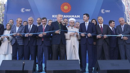 Ankara'da toplu açılış töreni! Kurdeleyi Cumhurbaşkanı Erdoğan kesti - Gündem