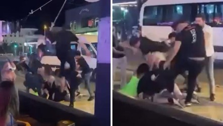 Eğlence mekanı savaş alanına döndü! Çalışanlar, kadın turistleri tekme tokat dövdü - 3. Sayfa