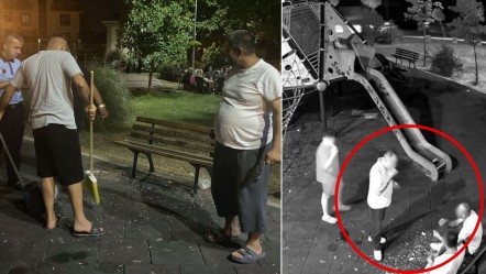 Zabıta güvenlik kamerasından fark etti! Çekirdek kabukları başlarına iş açtı - Yaşam