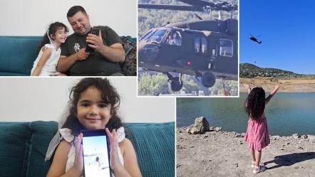 Çocuğa selam göreve devam! Küçük kızın babası konuştu: Pilotların görebileceğini sanmıyordum - Yaşam