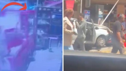 Otomobil marketin içine daldı! Korkunç anlar saniye saniye kamerada - 3. Sayfa