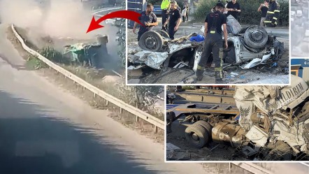 5 kişinin öldüğü katliam gibi kazanın görüntüsü ortaya çıktı - 3. Sayfa