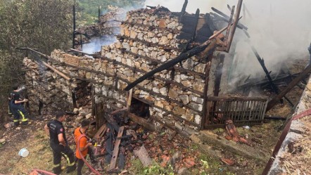 Anız yangını felaketi getirdi! Asırlık düğmeli evler küle döndü - 3. Sayfa