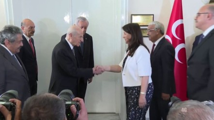 DEM Parti heyetinden Devlet Bahçeli'ye ziyaret - Gündem