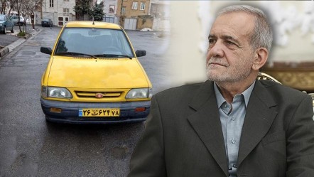 Benzini sulu çıkan İran Cumhurbaşkanı taksiyle yola devam etti - Dünya