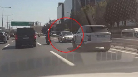 İstanbul trafiğinde geri geri gitti! Basın Ekspres'te tehlikeli anlar kamerada - 3. Sayfa