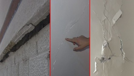 Ankara'da korku apartmanı: Her gün duvarlar çatlıyor, zemin milim milim kayıyor! "Allah'a emanet oturuyoruz" - Gündem