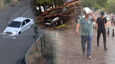 İki kentte yaz ortasında sağanak sürprizi! Trafik durdu, vatandaşlar sığınacak yer aradı - Yaşam