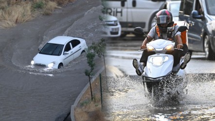 Yaz ortasında fırtına ve sağanak sürprizi! Araçlar sürüklendi, vatandaşlar sığınacak yer aradı - Yaşam