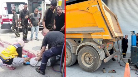 Gebze'de korkunç ölüm! Tırın damper kapağı kapandı, şoförün kafası ezildi - 3. Sayfa
