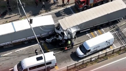 Giresun’da kaza: Tır şoförü olay yerinde can verdi - Gündem