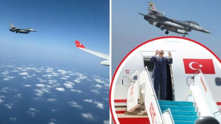 F-16’lardan Cumhurbaşkanı Erdoğan’a gökyüzünde selam - Gündem