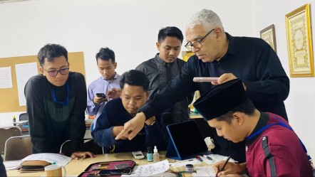 İstanbul’dan Pasifik’e... Hat geleneğimiz Endonezya’da yaşatılıyor - Kültür - Sanat