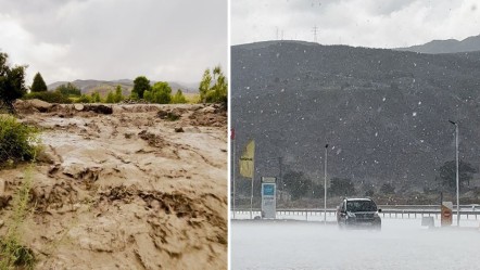 Erzincan'da sağanak sele dönüştü, sokaklar bir anda göle döndü! - Gündem