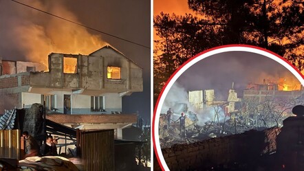 Sakarya, Bilecik ve Uşak'ta alevler yükseldi! Evler alev topuna döndü, tahliye başladı - yasam