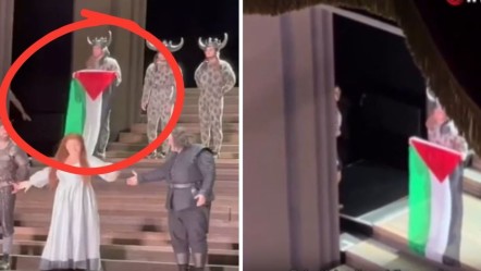 Sosyal medya bunu konuşuyor! Filistin bayraklı protesto gündeme bomba gibi düştü! ''Muazzam görüntüler...'' - Dünya