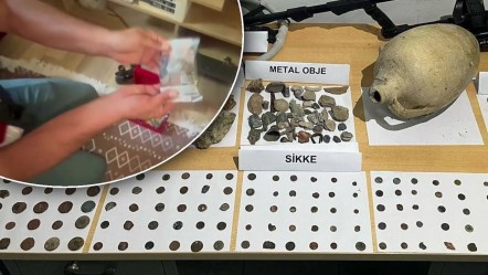 Baskı yapılan evden müze çıktı: 250 sikke, 404 tarihi eser - Gündem