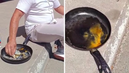 Burası İstanbul! Sıcaklık 40 dereceyi gördü, asfaltta yumurta pişti - Yaşam