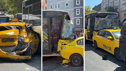 İETT otobüsü çok sayıda araca çarptı! Yaralılar var - 3-sayfa