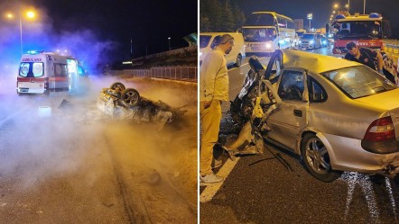 Ters yön dehşeti! Kafa kafaya çarpıştı, 2 kişiyi hayattan kopardı - 3. Sayfa