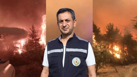 Belediye Başkanı alevlerin ortasında kaldı! "Çık oradan, çıkın! Allah'ım sen yardım et" - Gündem