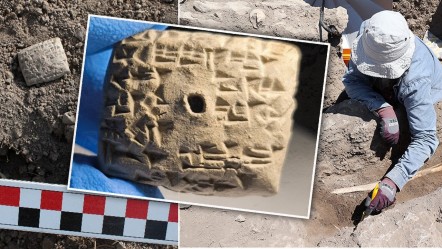 İlk defa ortası delik tablet bulundu! Binlerce yıl önce kuşların uçuşları kaleme alınmış - Kültür - Sanat