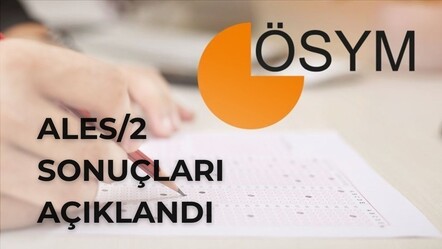 ALES/2 sonuç sorgulama ekranı! ALES sonuçları açıklandı mı? - haberler