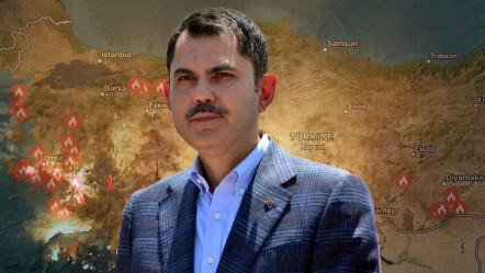 Bakan Kurum'dan 'yangın bölgesi' açıklaması: 87 ağır hasarlı yapı tespit edildi - Gündem