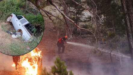 Antalya'da feci kaza! Yangında görevli personellere yemek taşıyordu - 3. Sayfa