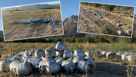 Bilecik yangınında ilginç görüntü! Alevler yaklaşınca böyle tedbir aldılar - Gündem