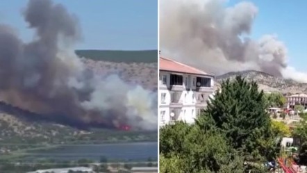 Bir yangın da Ankara'da! Çok sayıda ekip Eymir Gölü çevresinde - Gündem