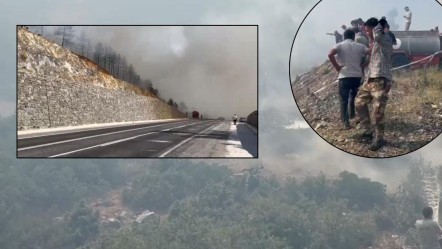 Bursa'da korkutan orman yangını! Rüzgarın etkisiyle yayılıyor - Gündem