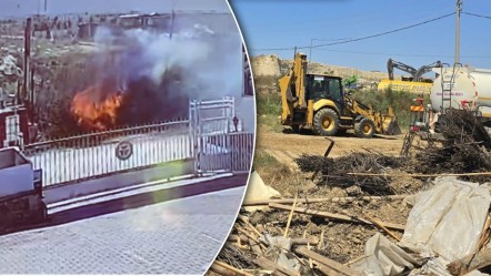 Facia 'geliyorum' dedi! Elektrik hattı koptu, yangın başladı - Gündem