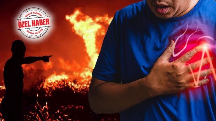Yangınlar kalp krizi riskini artırıyor! Öksürük, hırıltılı nefese dikkat - Sağlık