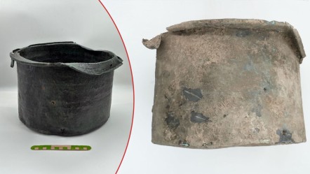 Çekiç izleri duruyor... Bergama'da 1400 yıllık bronz kazan bulundu - Kültür - Sanat