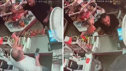 Dondurma iadesini yapamayınca deliye döndü! Markette dehşet anları - 3. Sayfa