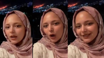 Yangın bölgesinde skandal video! Genç kadının yaptığı 'Yok artık' dedirtti: Tepki yağdı - Gündem