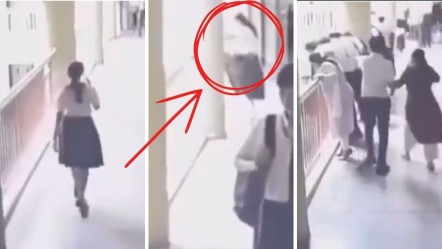 Herkesin gözü önünde intihar etti! Dehşet anları saniye saniye Dehşet anları - Dünya