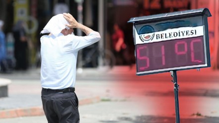 İlçede sokaklar bomboş kaldı! 51 derece ile sıcaklık rekoru kırdı - Yaşam