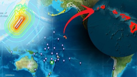Tsunami Japonya ve Hawaii'yi vurdu! 60 santimetrelik dalgalar kıyıya ulaştı - Dünya