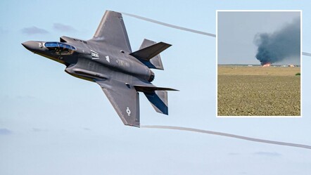 ABD'de milyon dolarlık F-35 savaş uçağı yere çakıldı! - dunya