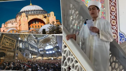 Ayasofya hayali içini ilk adımı attı! Genç hafız kıraatiyle takdir topladı - Yaşam