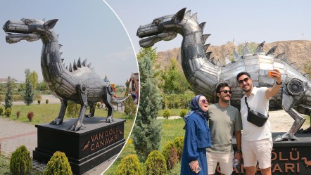 Hurdaları şehrin efsane canavarına dönüştürdü, binlerce lira kazandı - Yaşam