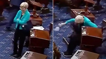 Oylamanın ortasında ABD'li Senatör Warren yere kapaklandı! Ezeli rakibinden şaşırtan hamle geldi - Dünya